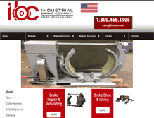 Tablet Screenshot of industrialbrakemars.com